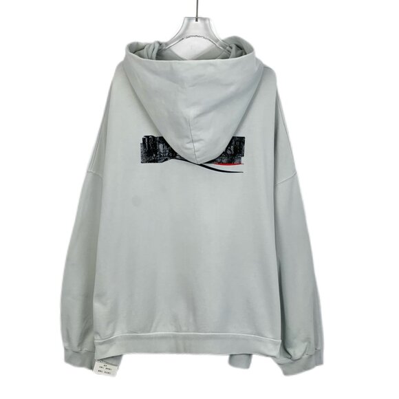 Balenciaga 2022 Vintage Tape Coca-Cola Logo White Hoodie - Picture 2 of 8